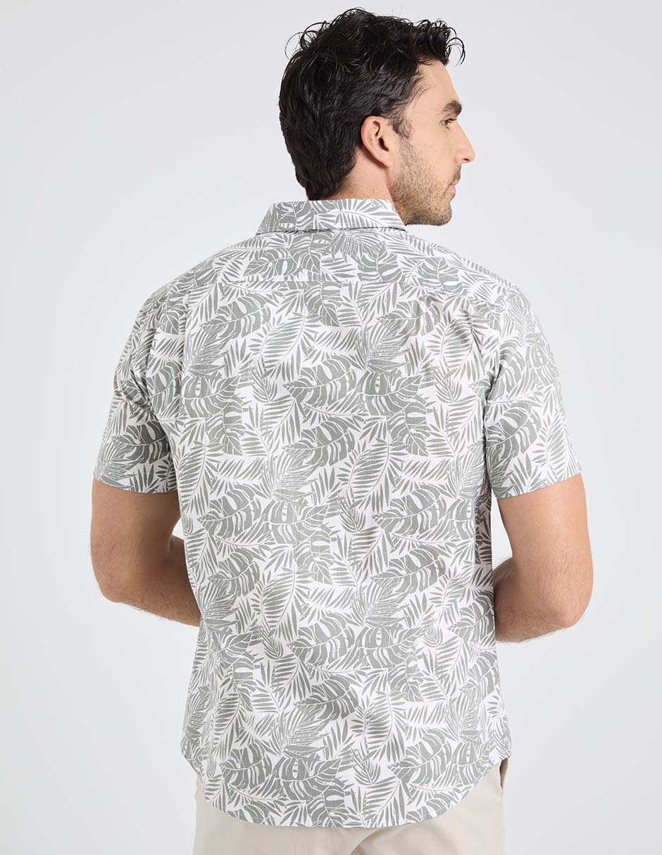 Camisa playa Jbe manga corta para hombre