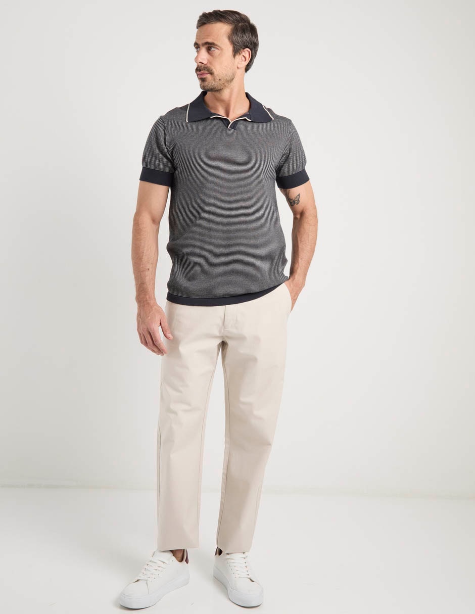 Pantalón recto de algodón para hombre 5