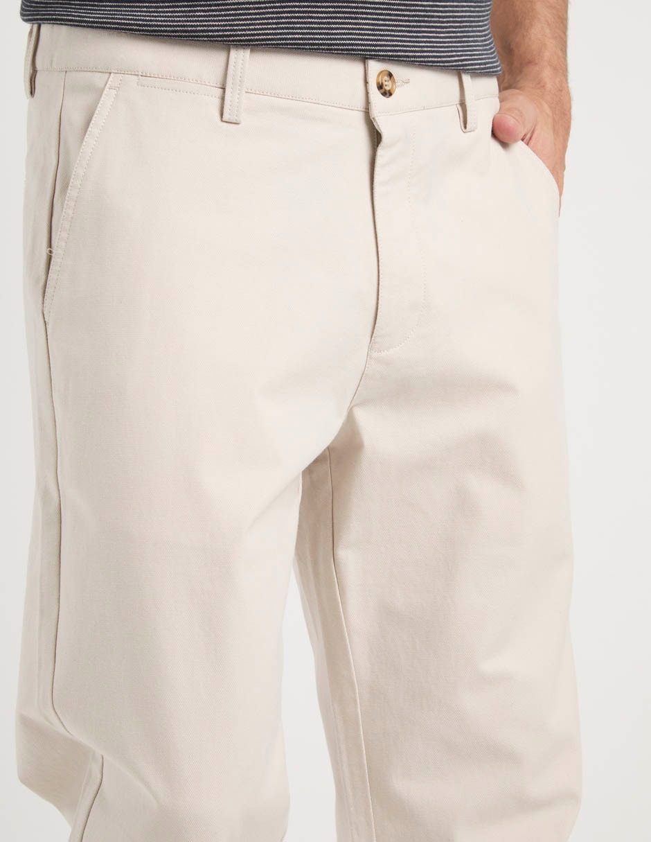 Pantalón recto de algodón para hombre 3
