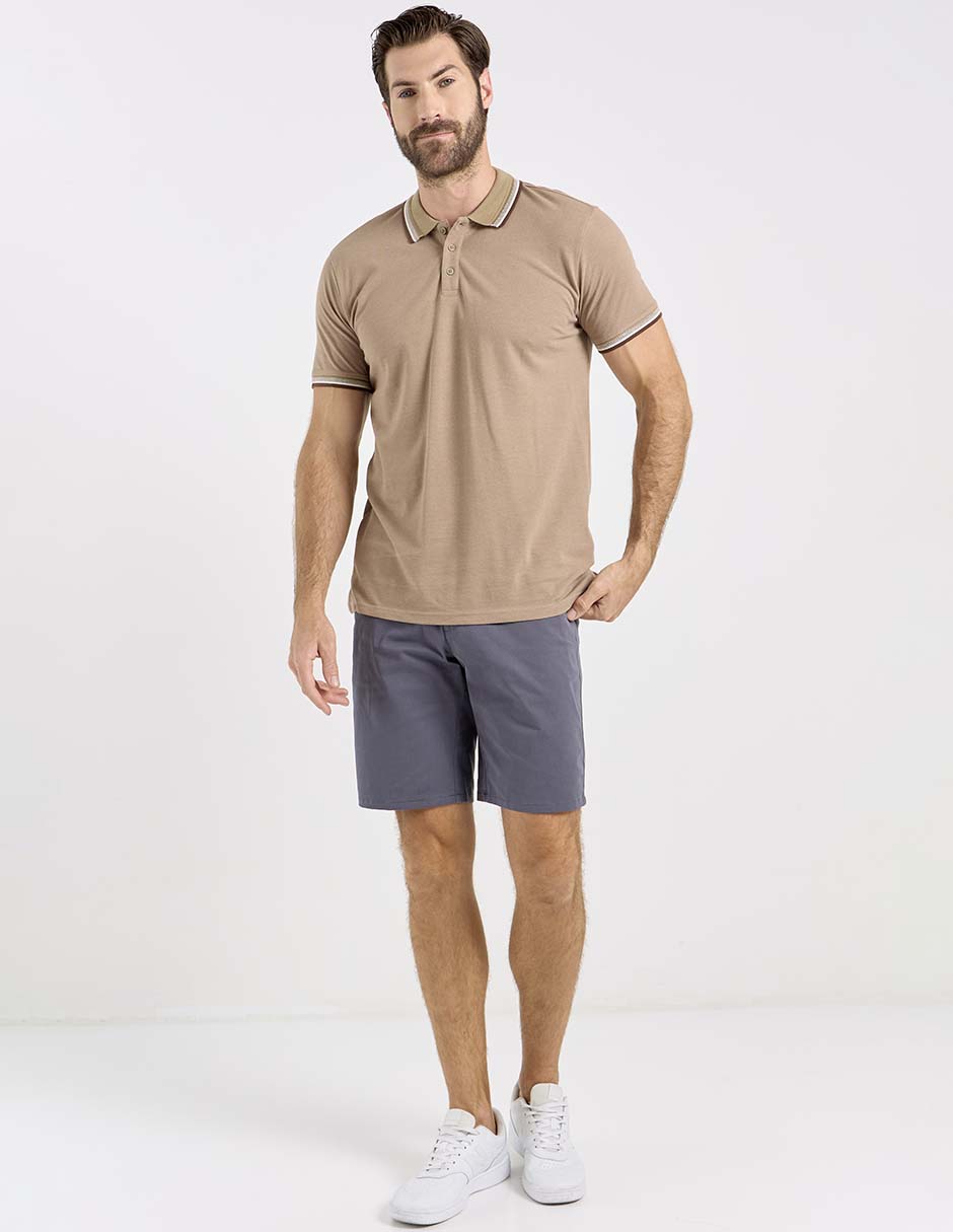 Playera tipo polo Jbe para hombre