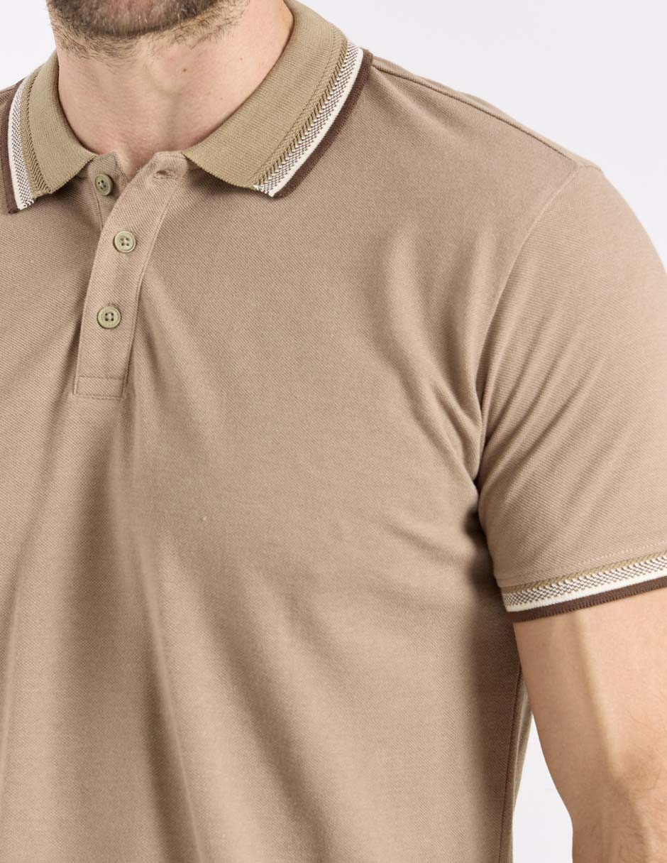 Playera tipo polo Jbe para hombre