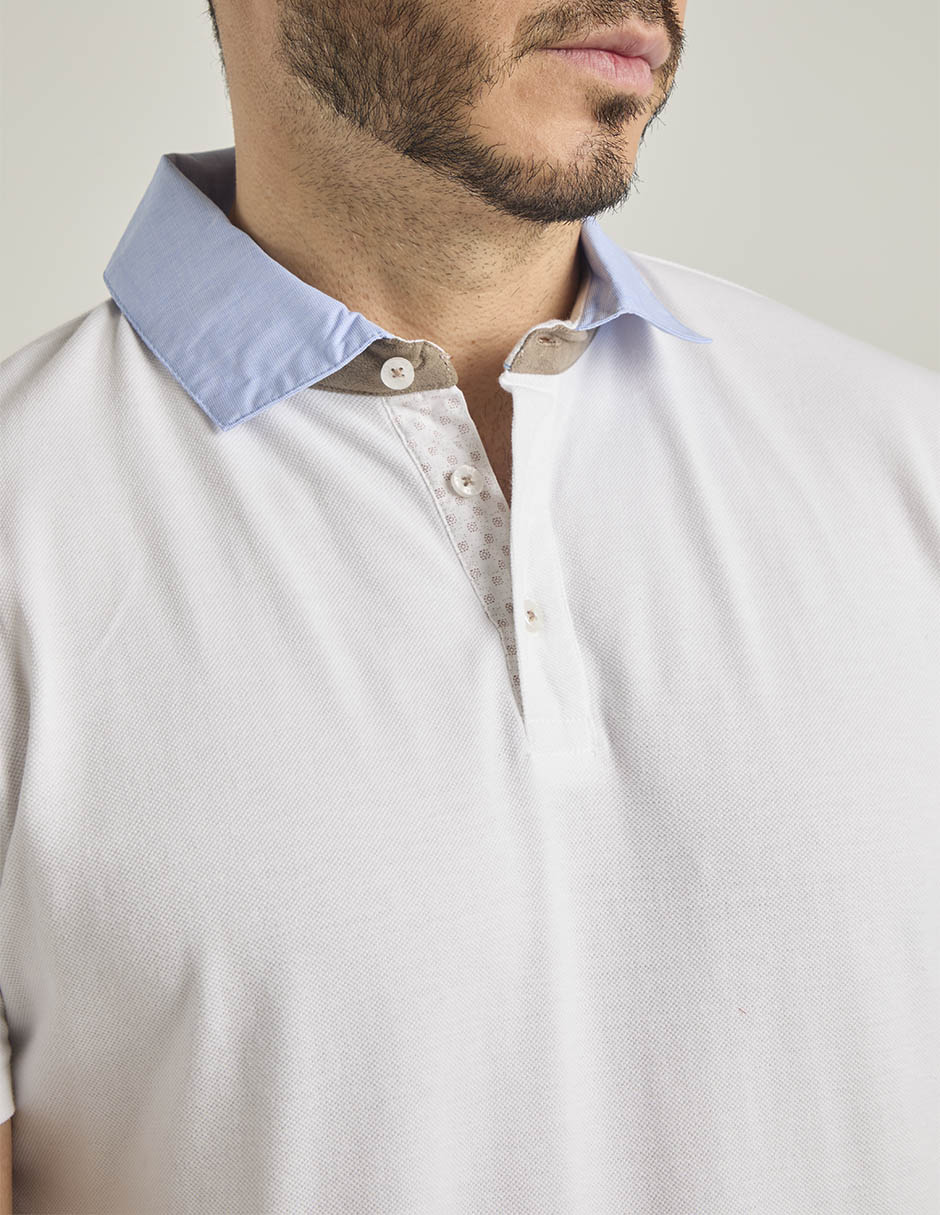 Playera tipo polo Jbe para hombre