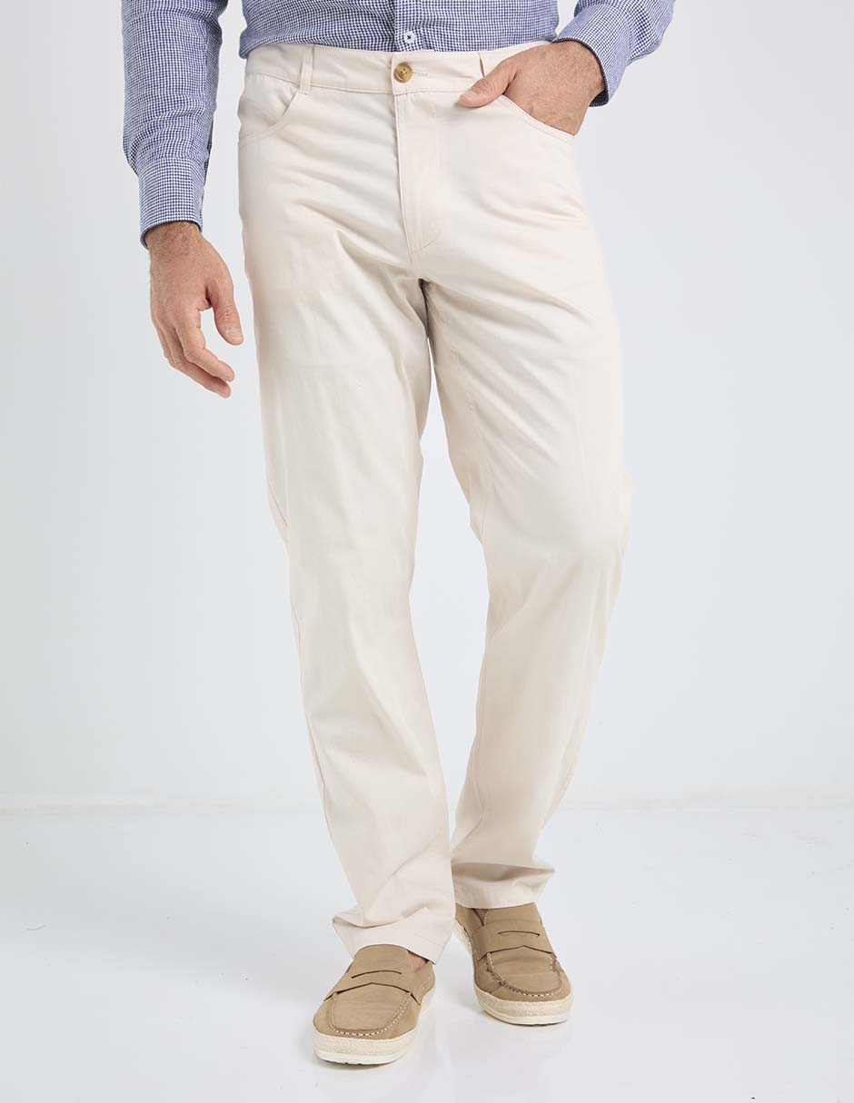 Pantalón slim Regent Street de algodón para hombre Pantalón slim Regent Street de algodón para hombre