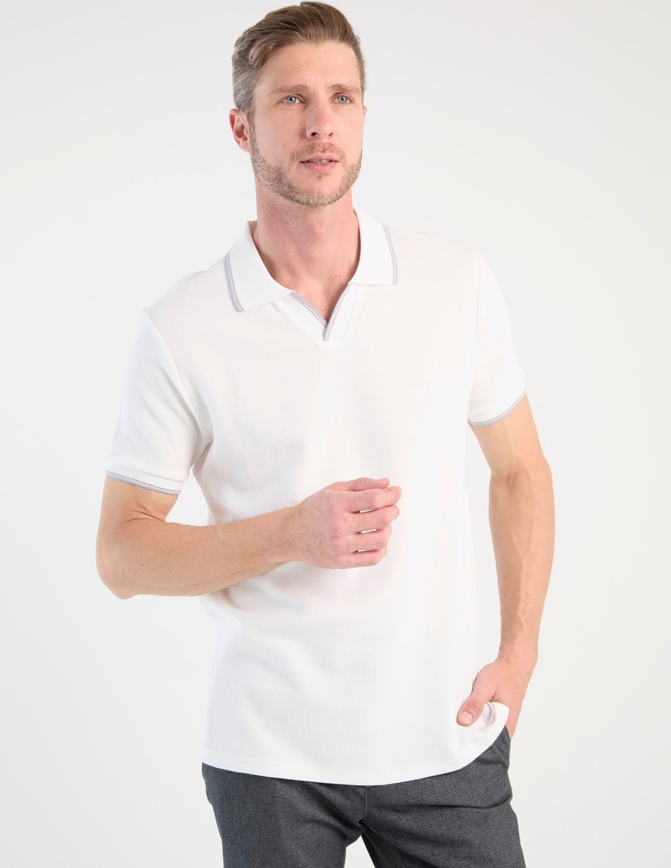 Playera tipo polo Jbe para hombre