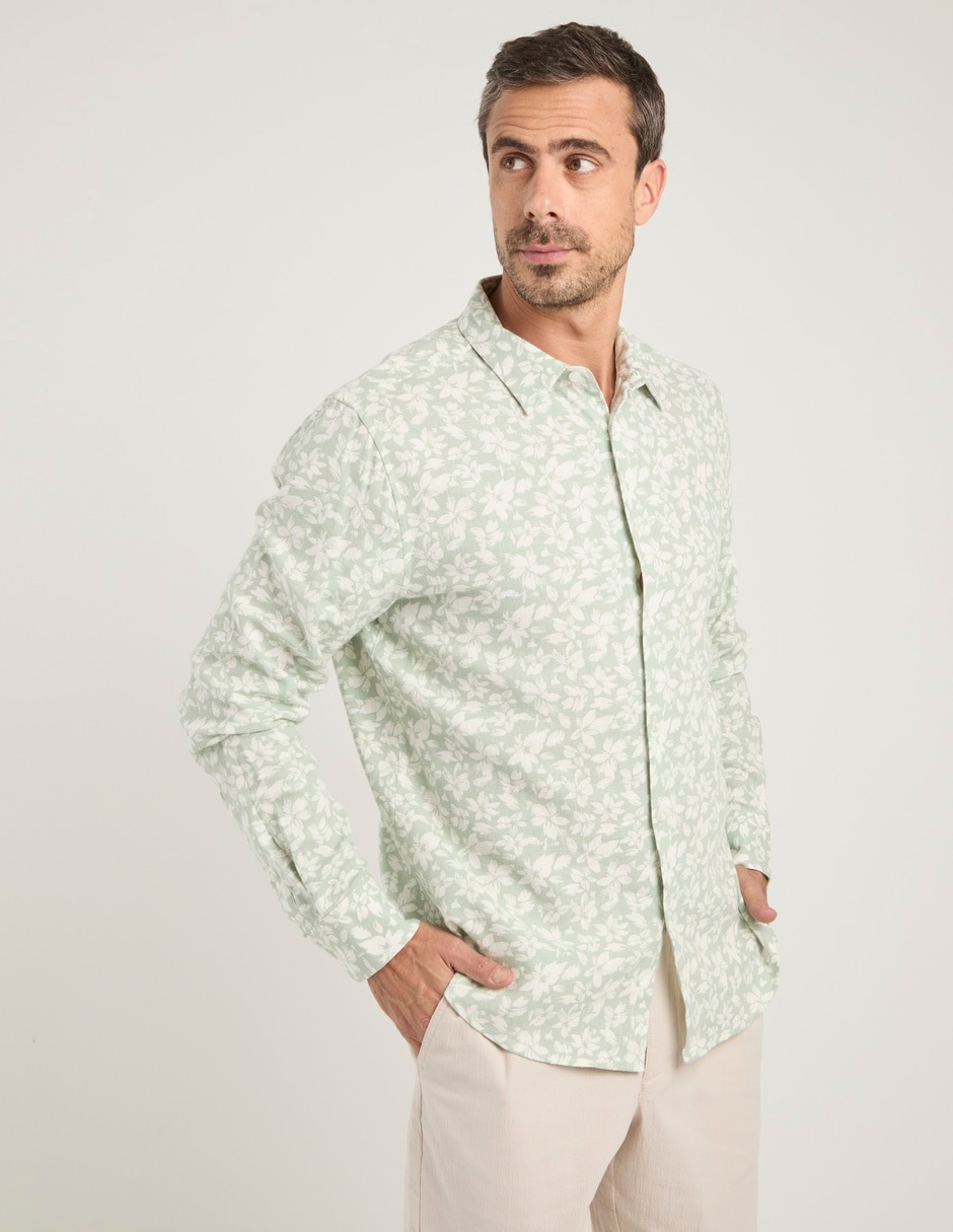 Camisa casual manga larga para hombre Camisa casual manga larga para hombre