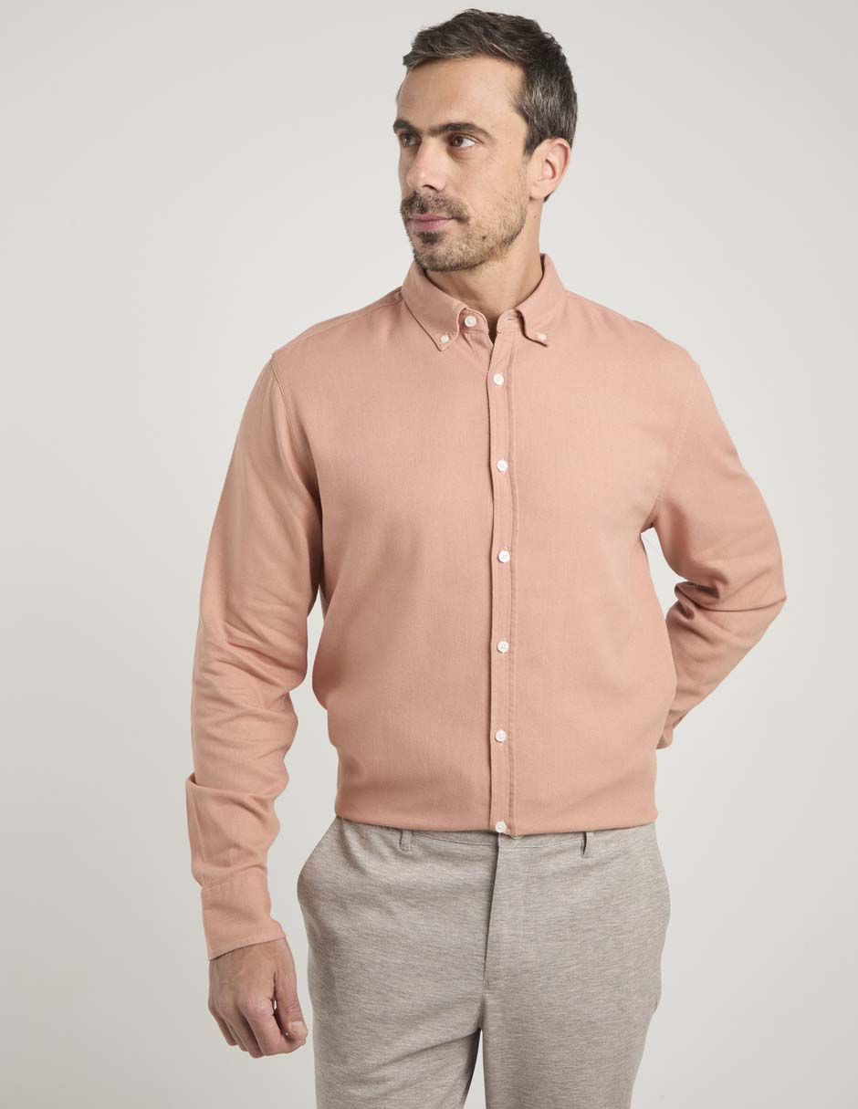 Camisa casual manga larga para hombre 2