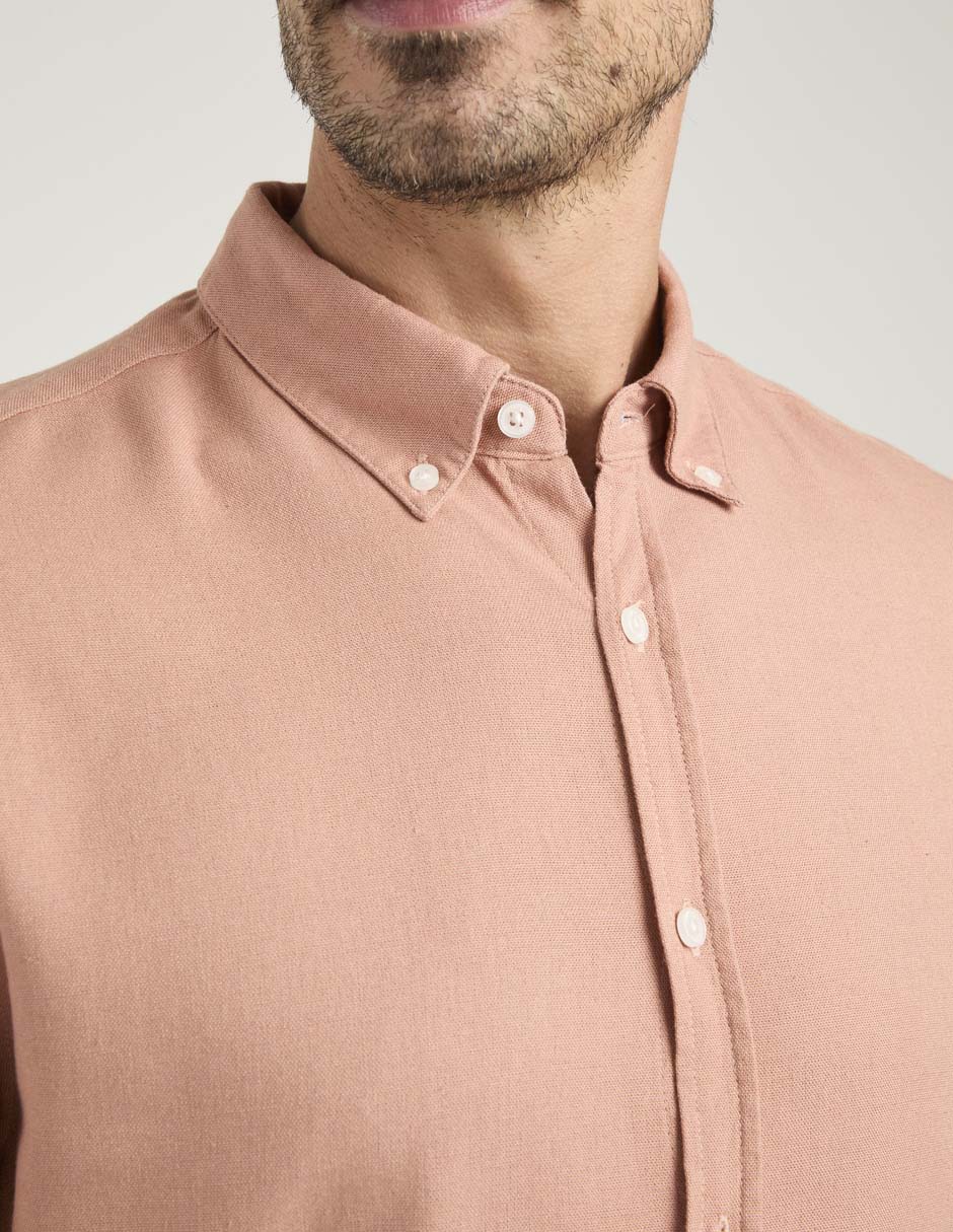 Camisa casual manga larga para hombre 4