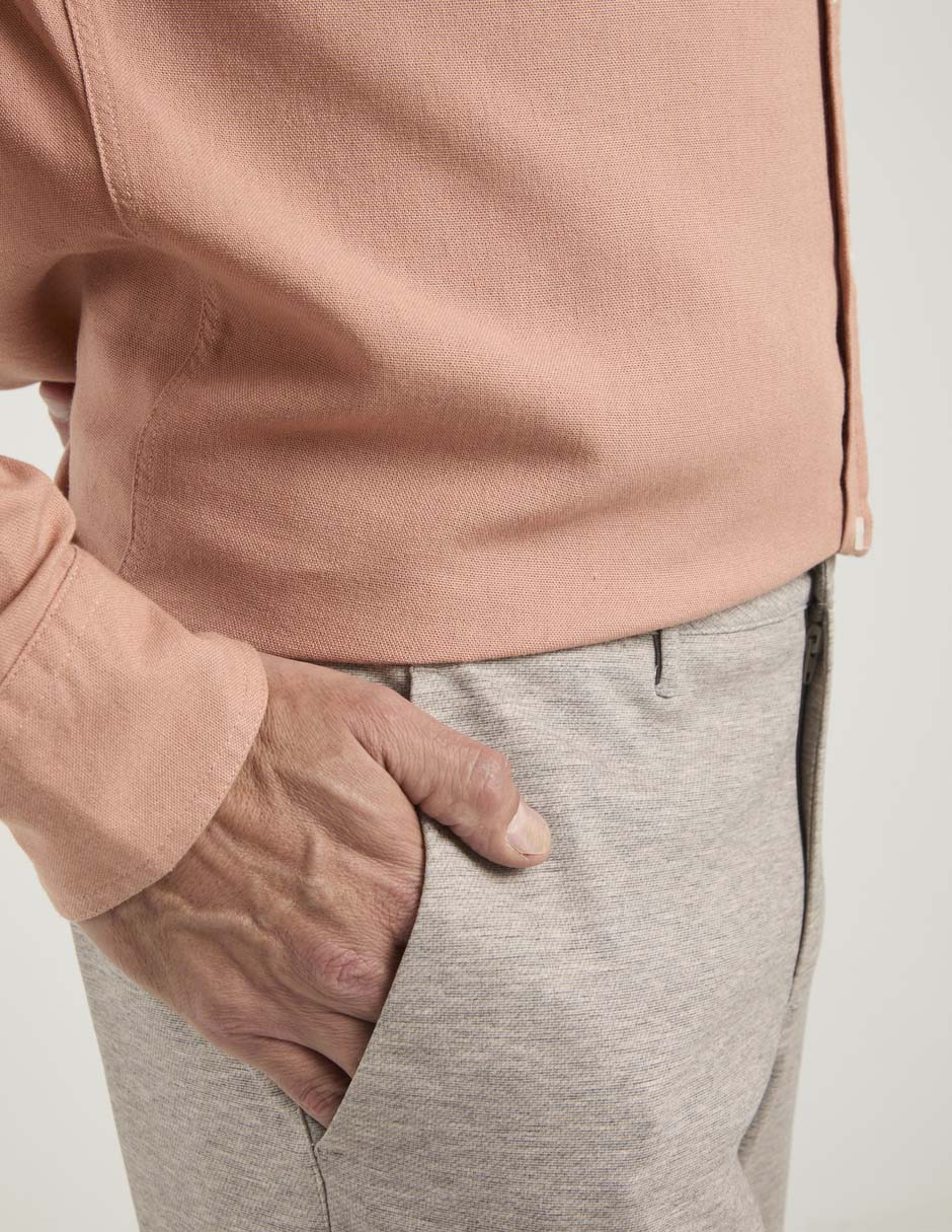 Camisa casual manga larga para hombre 5