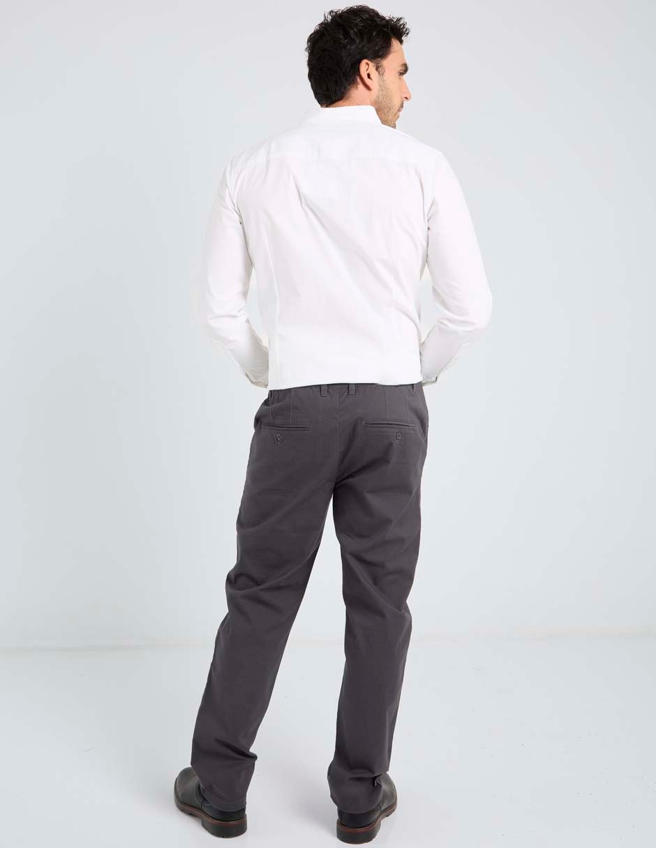 Pantalón chino slim de algodón para hombre 2