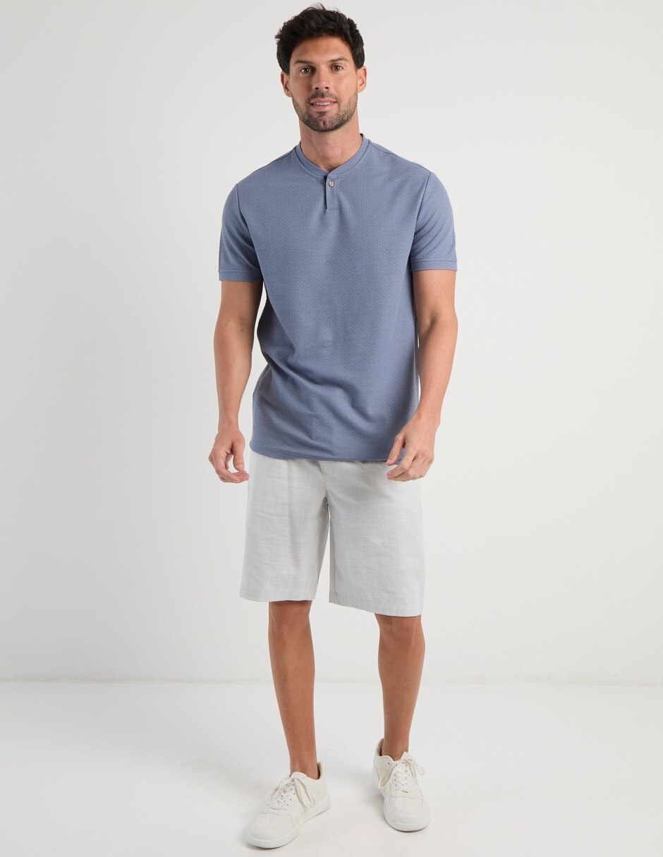 Bermuda de lino para hombre 4