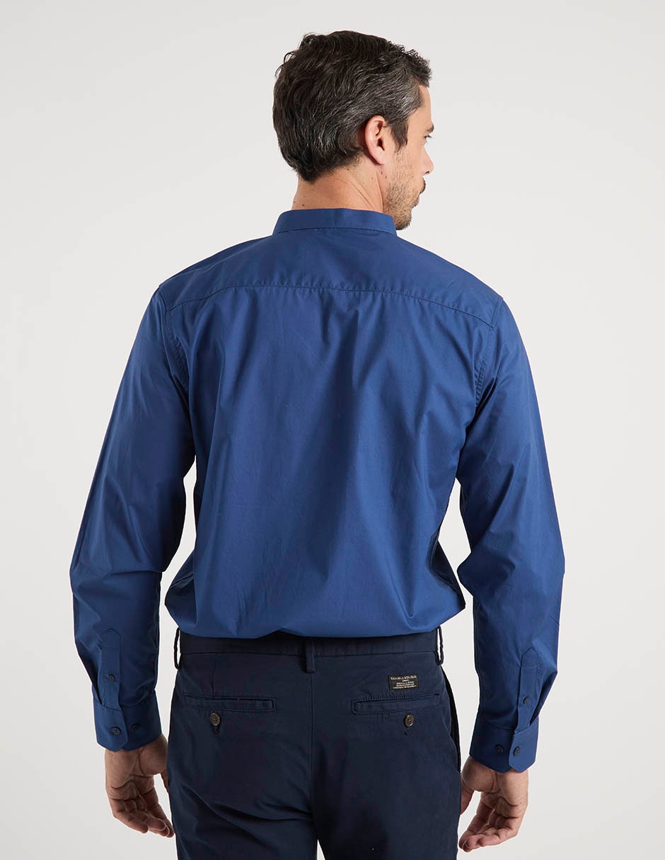 Camisa casual Regent Street de algodón manga larga para hombre