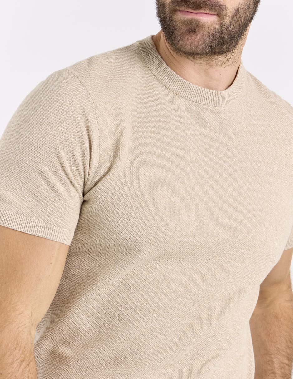 Playera cuello redondo para hombre 4