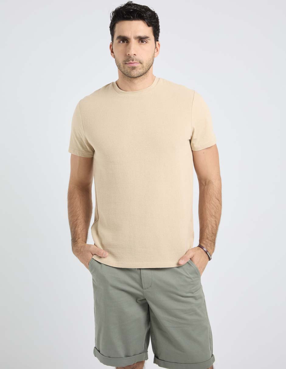 Playera cuello redondo para hombre Playera cuello redondo para hombre