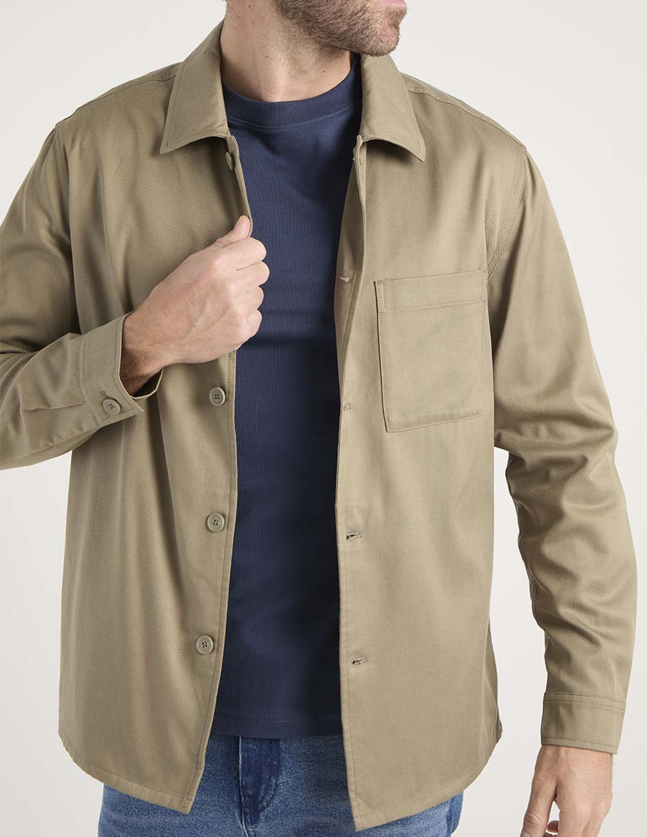 Sobrecamisa casual Regent Street manga larga para hombre