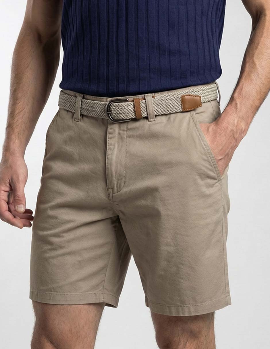 Bermuda de algodón para hombre 7
