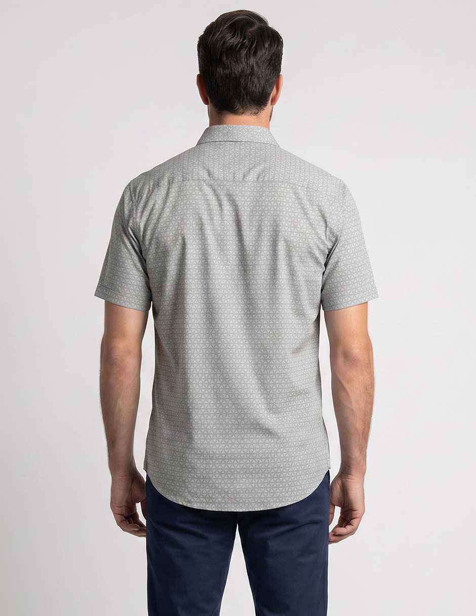 Camisa de algodón manga corta para hombre 2
