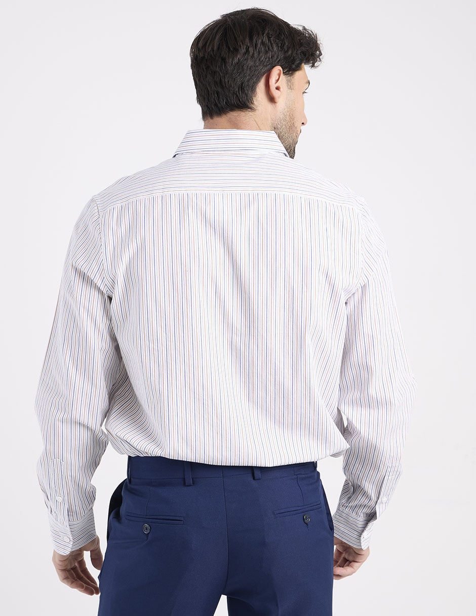 Camisa casual de algodón manga larga para hombre 4
