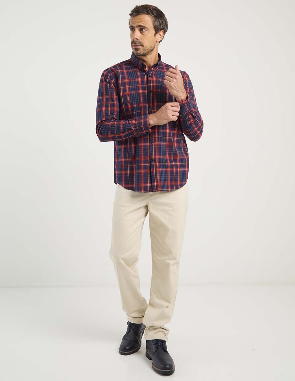 Pantalón straight Jbe de algodón para hombre