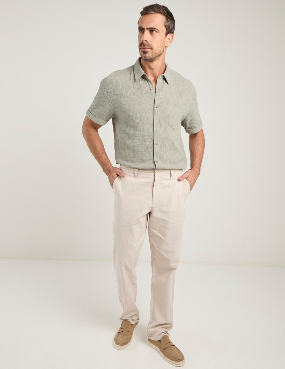 Pantalón regular para hombre