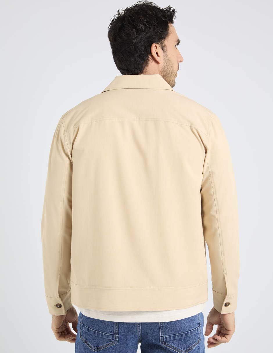 Camisa casual manga larga para hombre 4