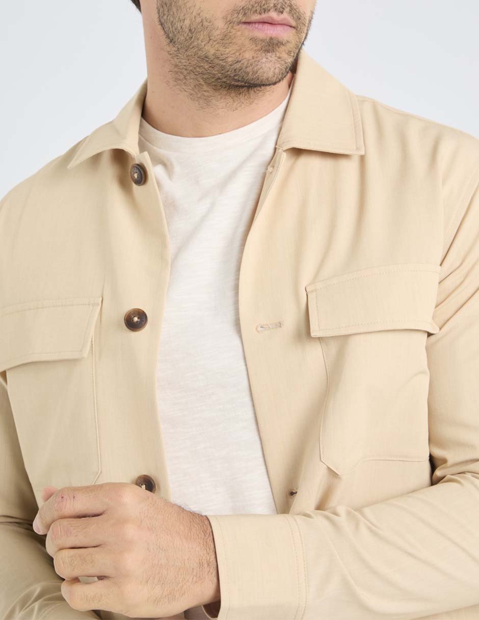Camisa casual manga larga para hombre 2