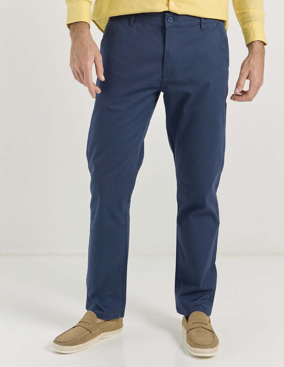 Pantalón slim de algodón para hombre Pantalón slim de algodón para hombre