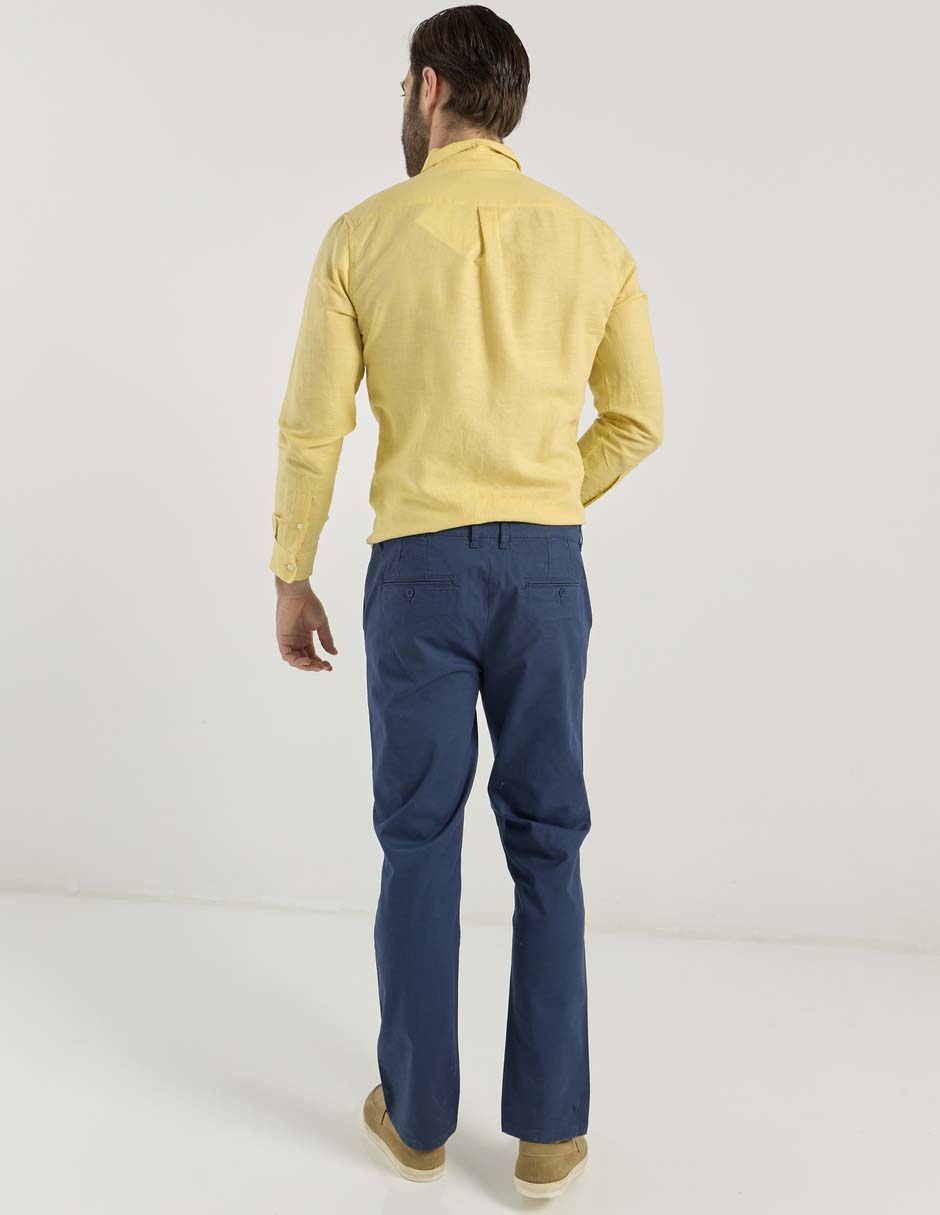 Pantalón slim de algodón para hombre 4