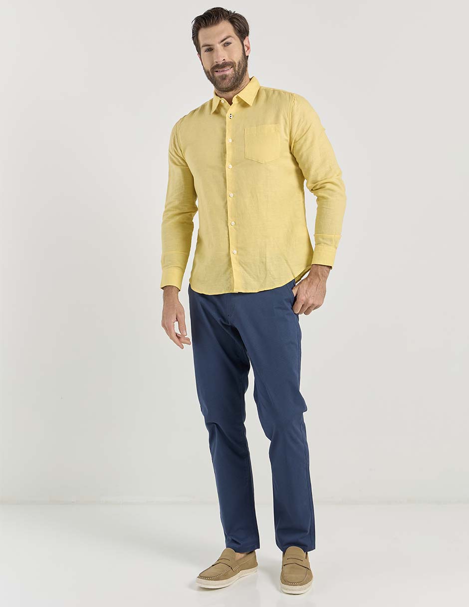 Pantalón slim de algodón para hombre 3
