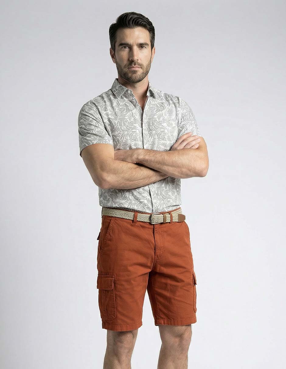 Bermuda de algodón para hombre 1