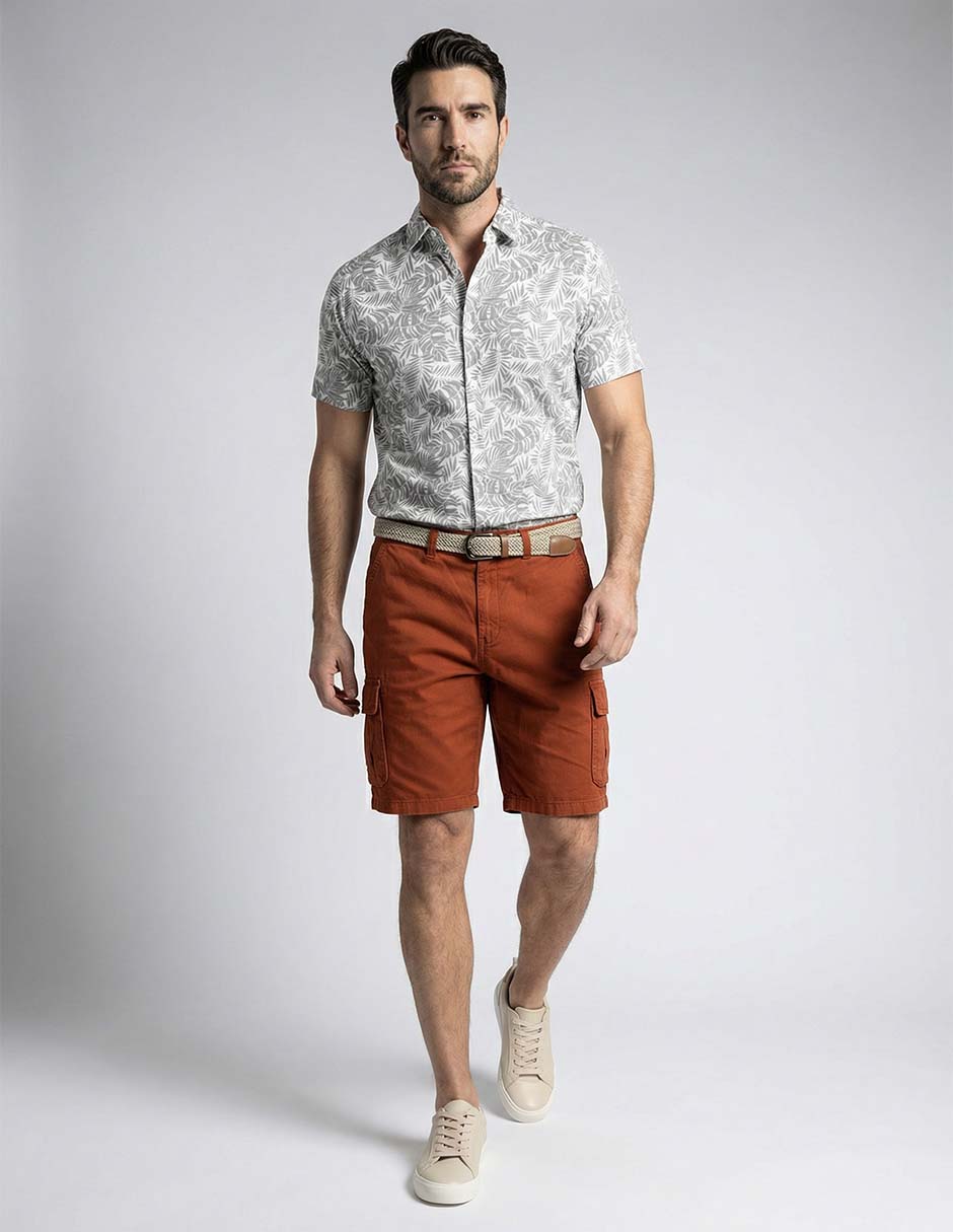 Bermuda de algodón para hombre 8
