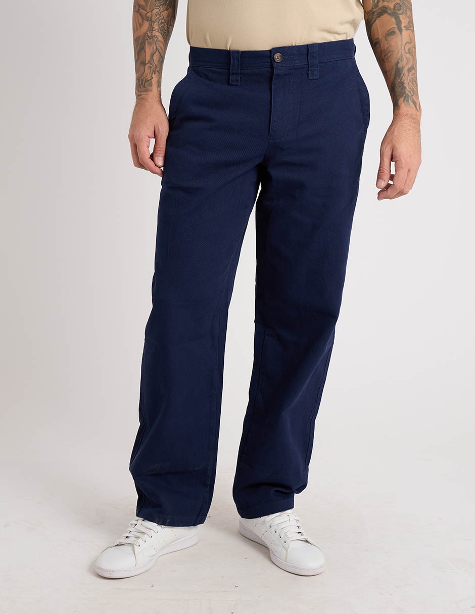 Pantalón casual slim de algodón para hombre 1