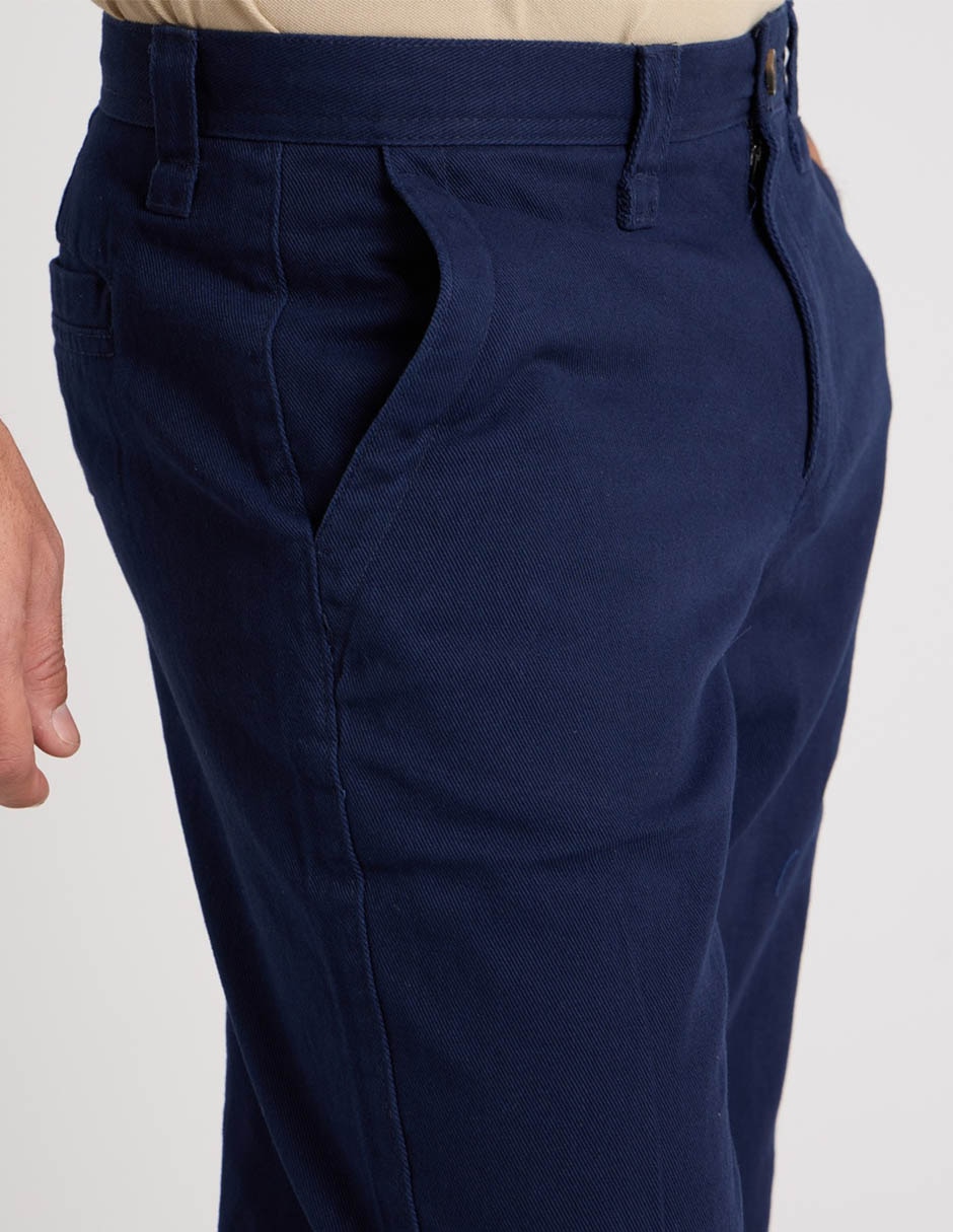 Pantalón casual slim de algodón para hombre 10