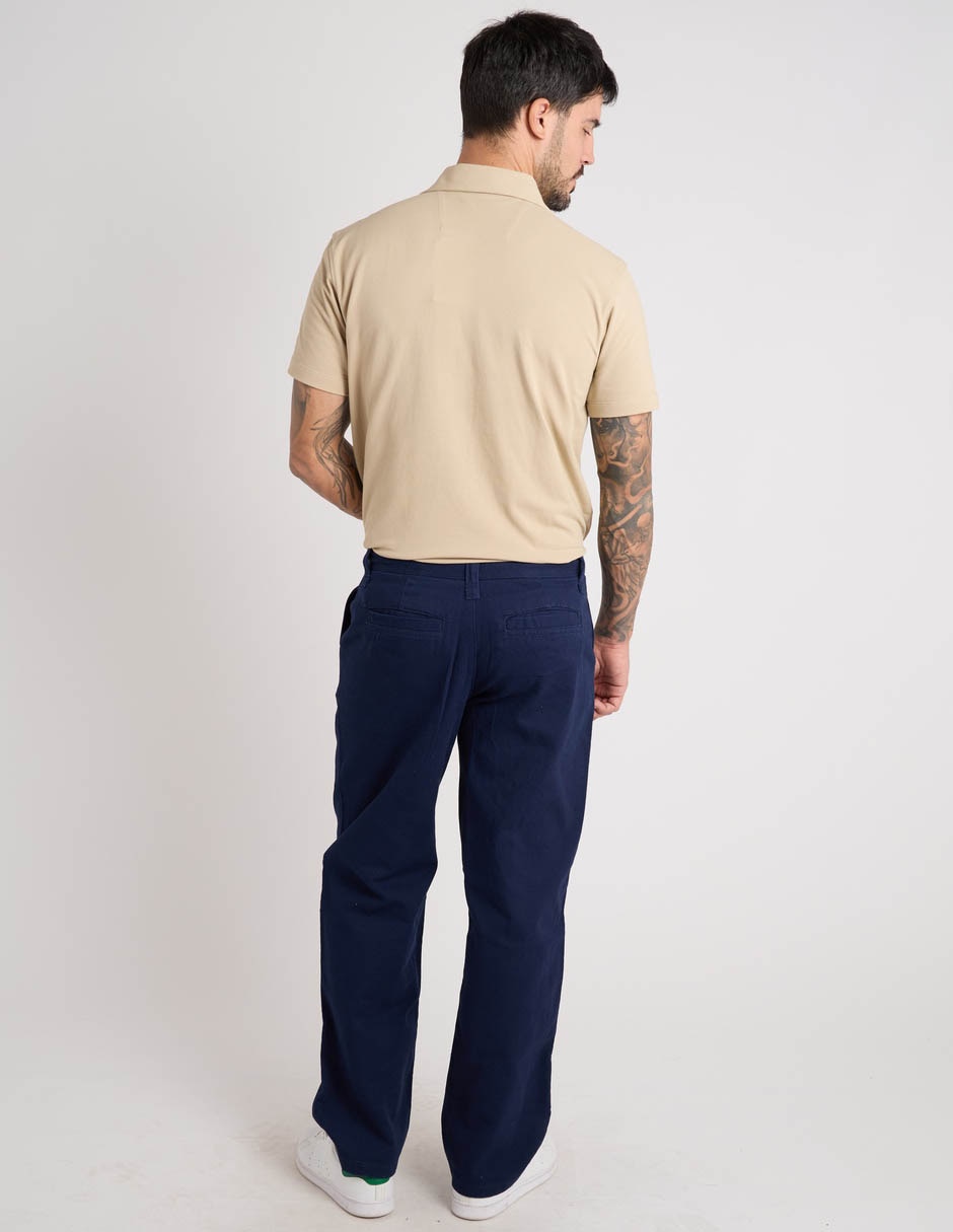 Pantalón casual slim R Street de algodón para hombre