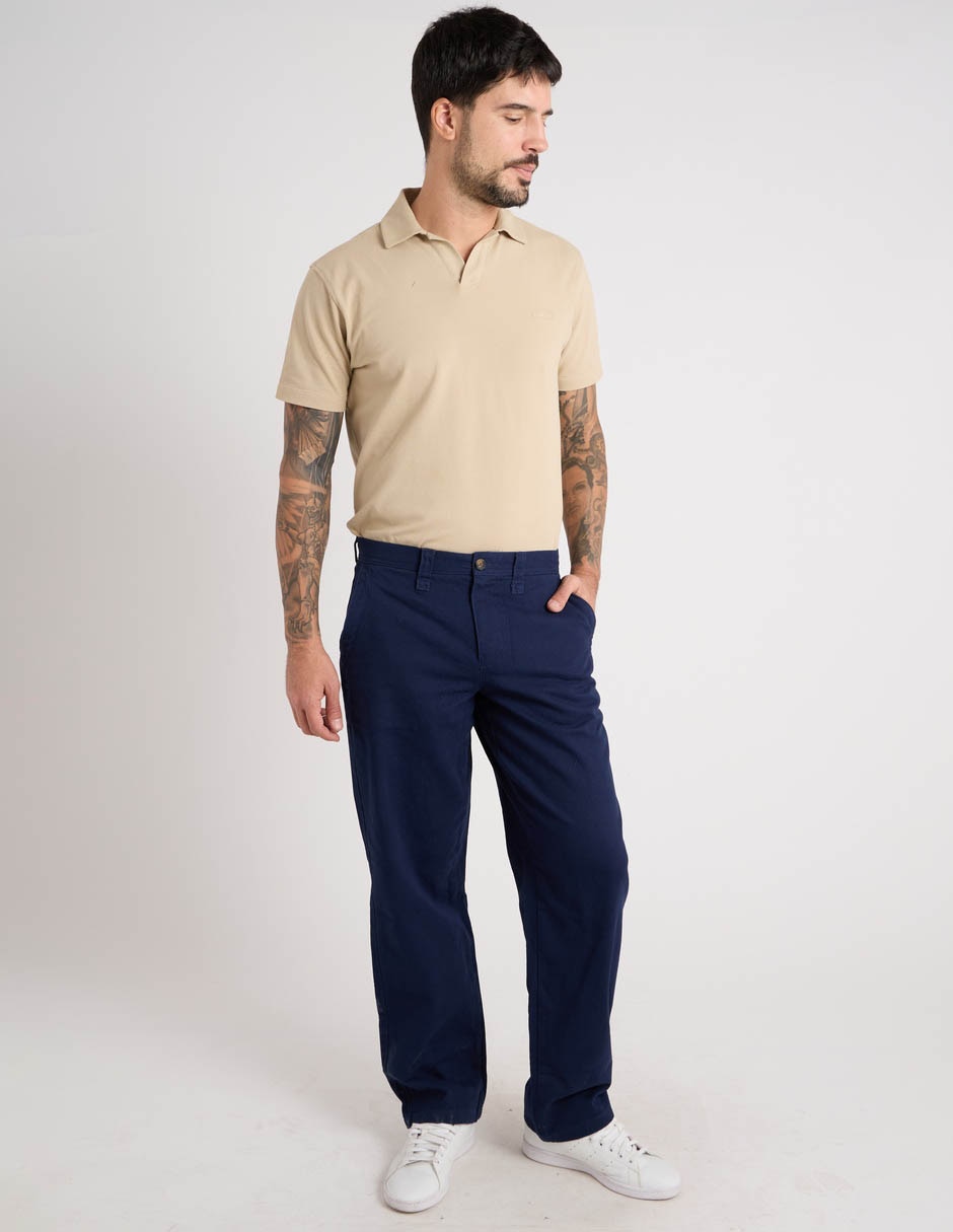 Pantalón casual slim R Street de algodón para hombre