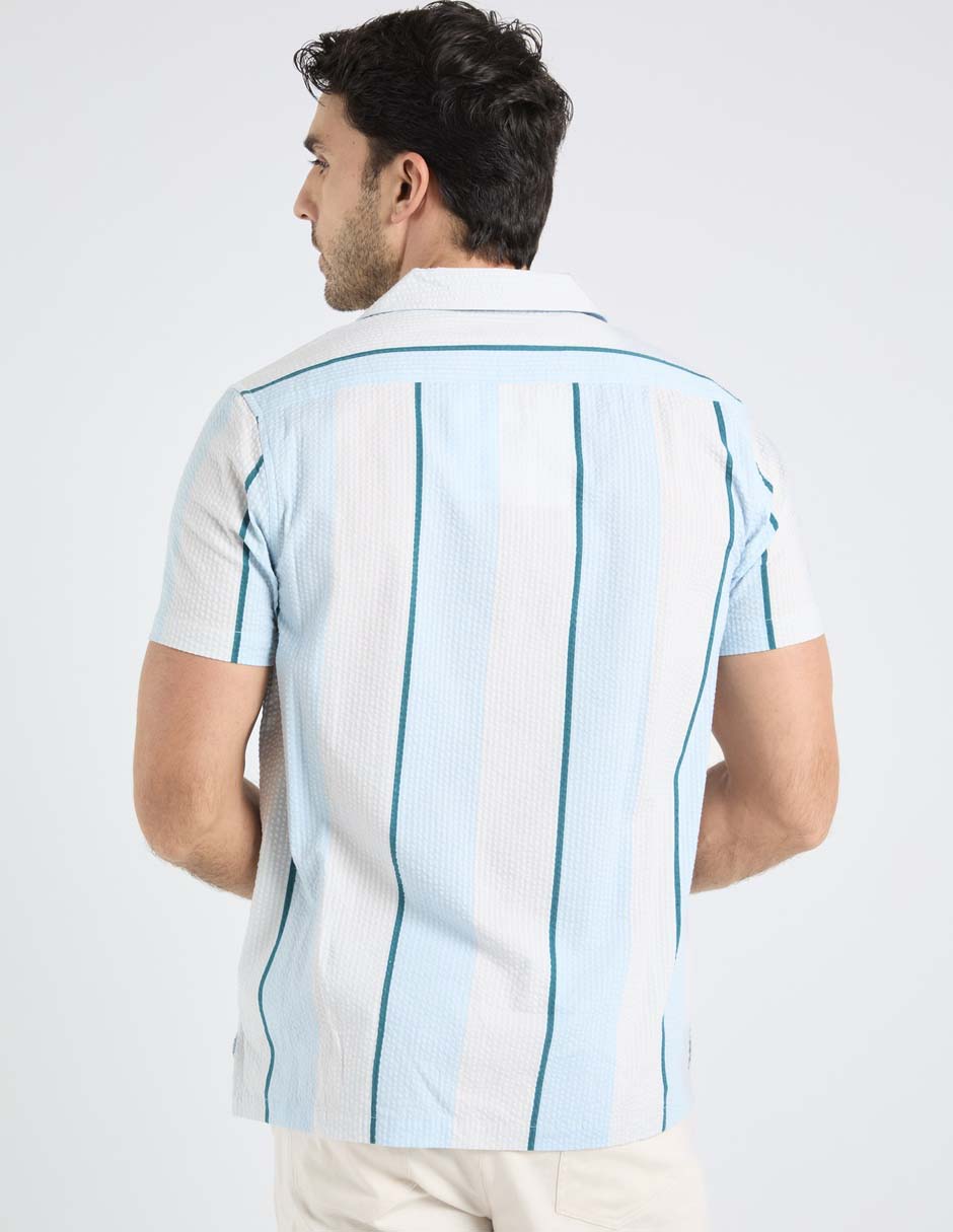 Camisa casual Jbe manga corta para hombre