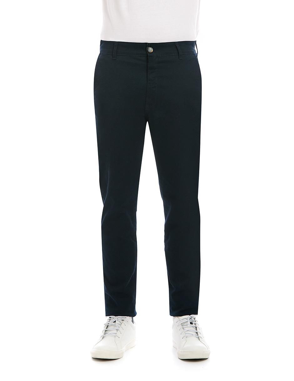 Pantalón business casual slim de algodón para hombre