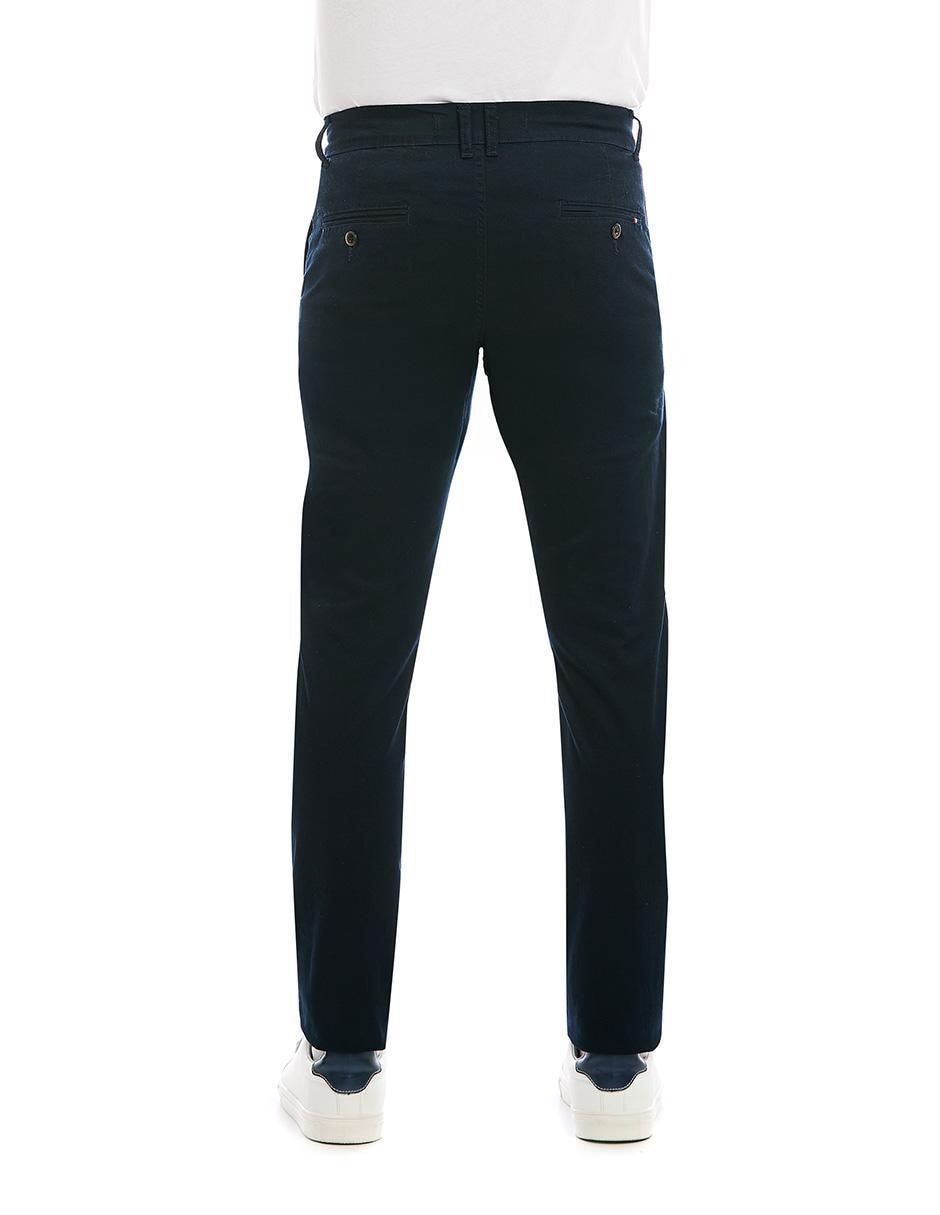 Pantalón business casual slim de algodón para hombre 4