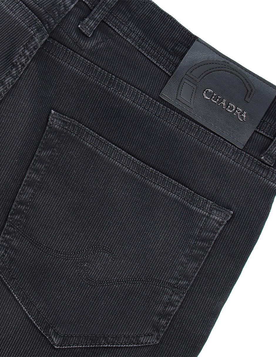 Jeans straight lavado obscuro para hombre