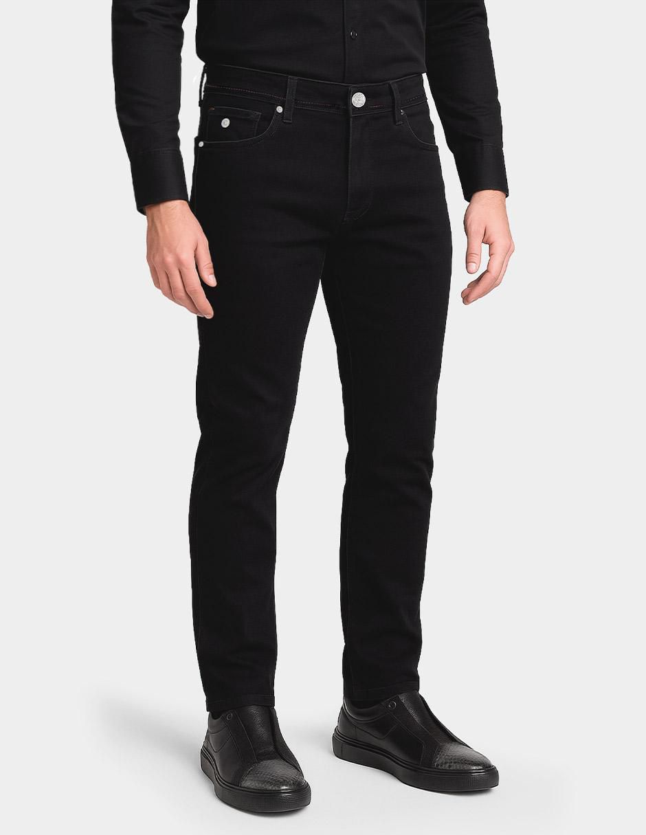 Jeans straight Cuadra lavado obscuro para hombre