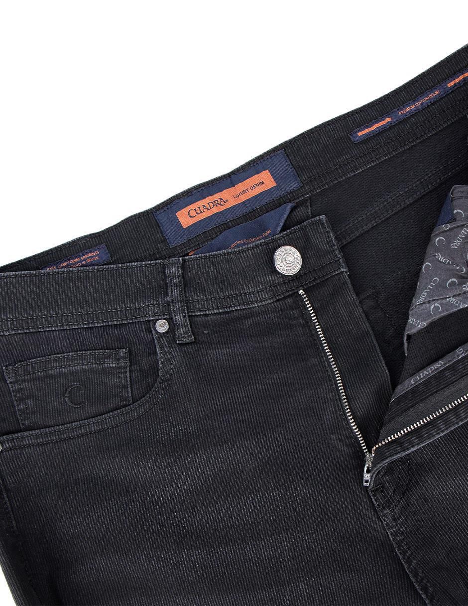Jeans straight Cuadra lavado obscuro para hombre