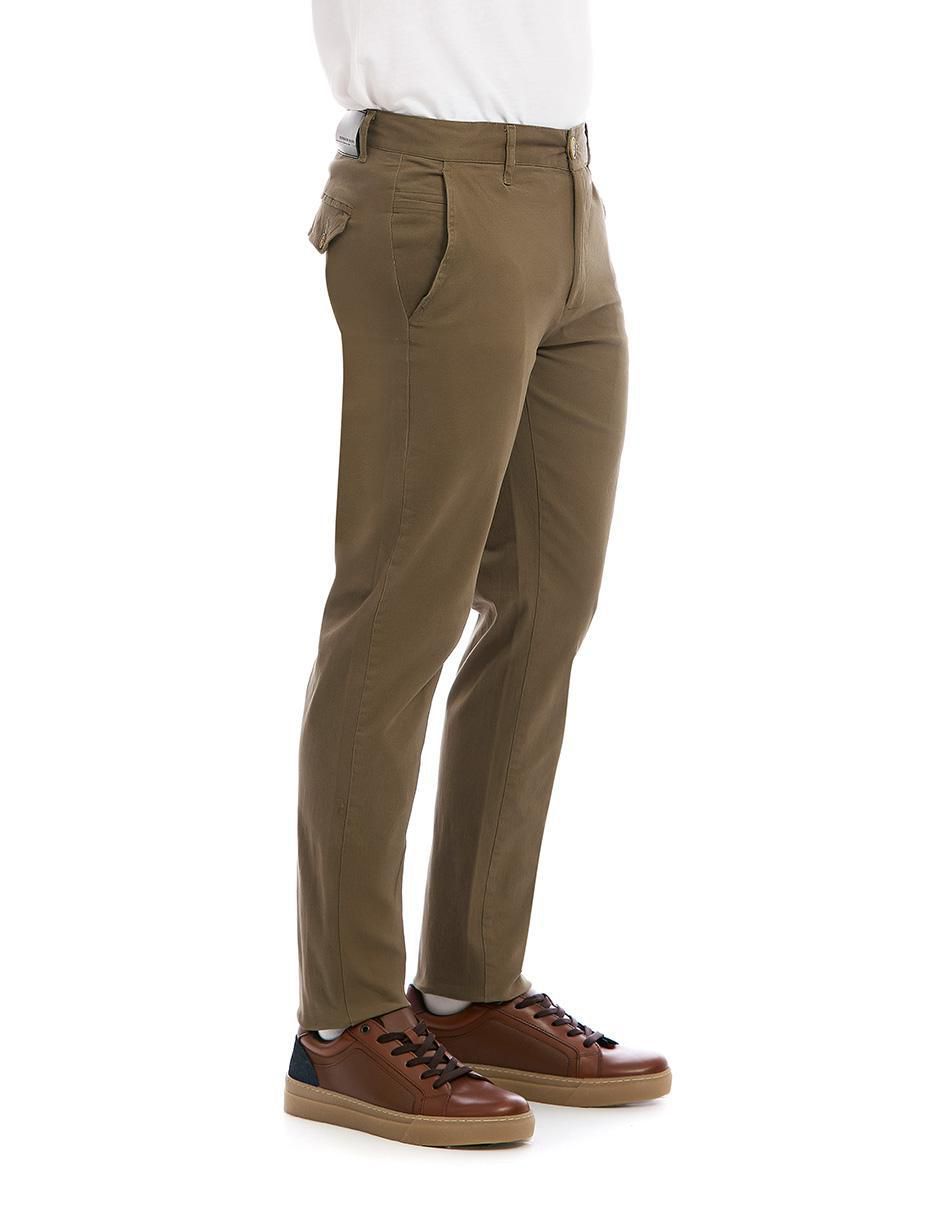 Pantalón business casual chino slim para hombre 5