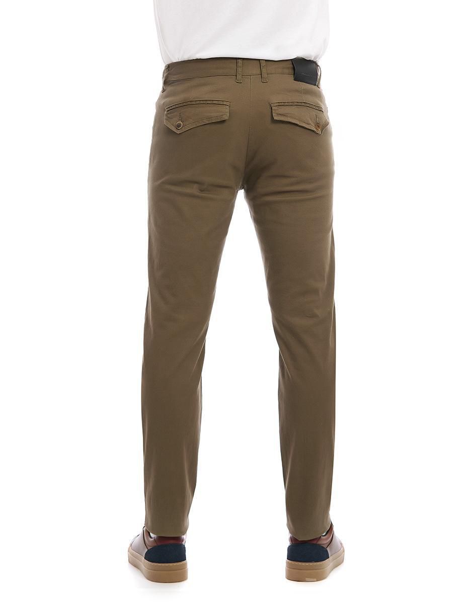 Pantalón business casual chino slim para hombre 4