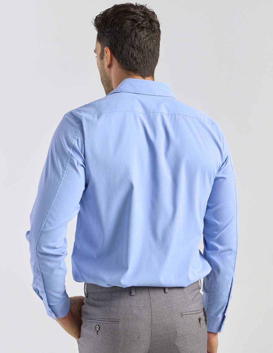 Camisa casual manga larga para hombre 5