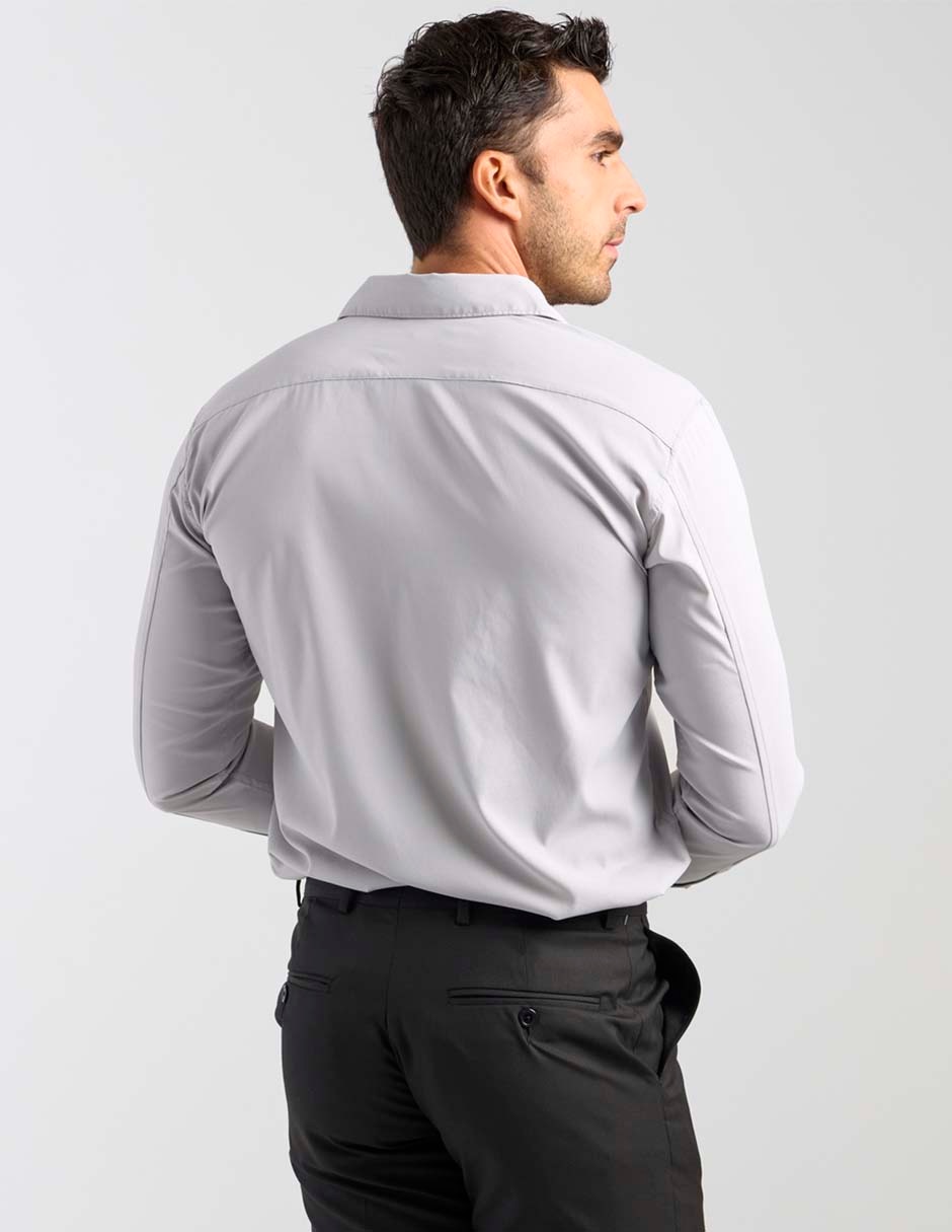 Camisa casual manga larga para hombre