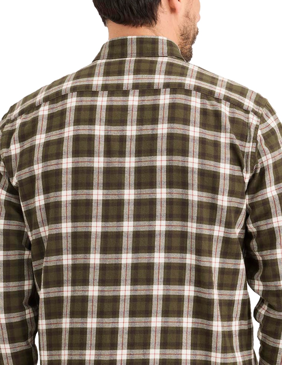 Camisa casual Dockers de algodón manga larga para hombre