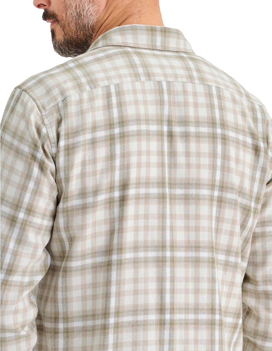 Camisa casual Dockers de algodón manga larga para hombre