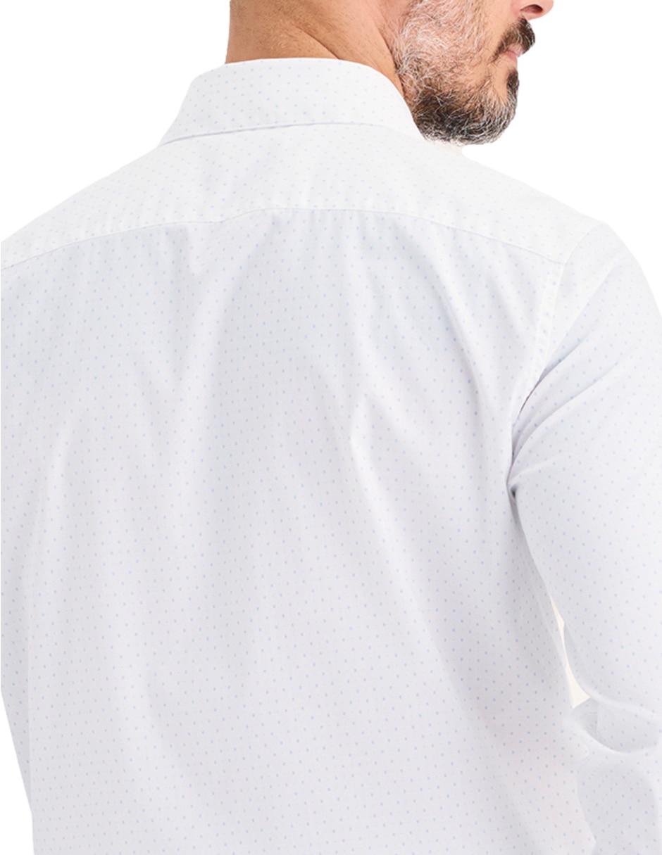 Camisa de vestir Dockers de algodón manga larga para hombre