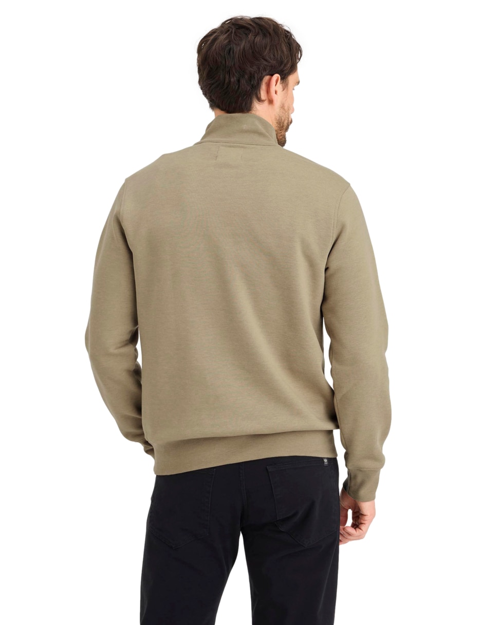 Suéter cuello con cierre para hombre