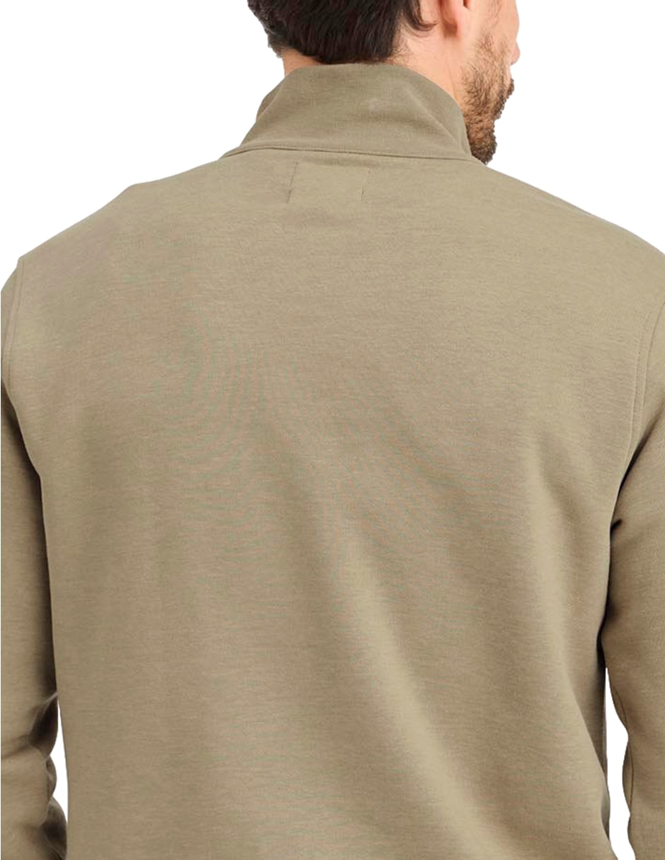 Suéter cuello con cierre para hombre