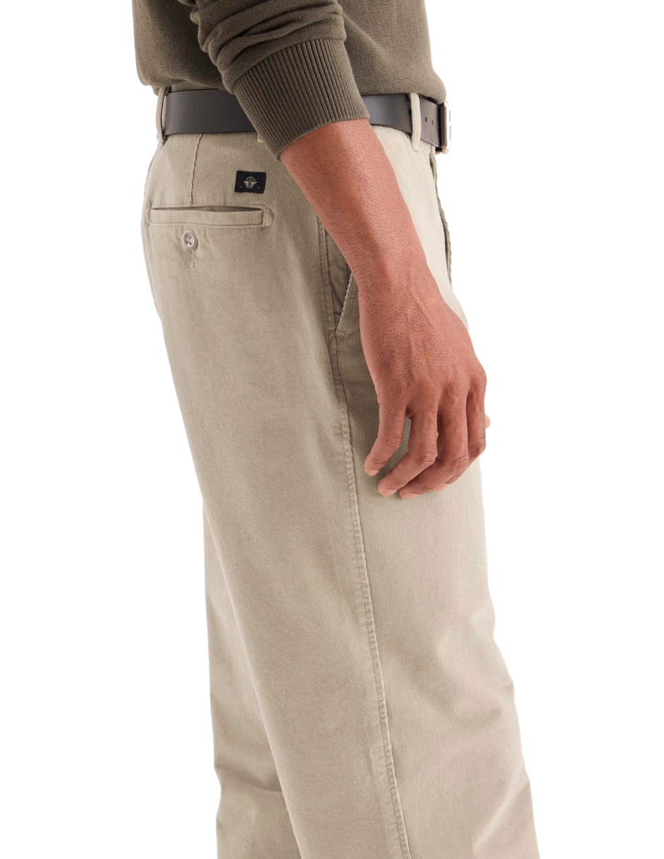 Pantalón chino recto Dockers de algodón para hombre